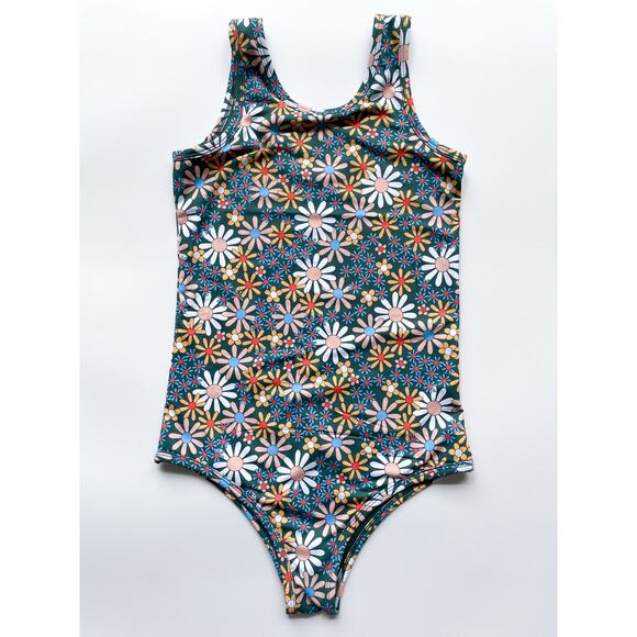 NWOT Alice & Ames Girl's Floral One Piece Swimsuit Size 10